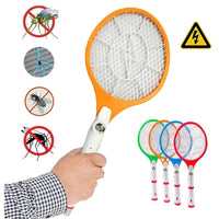 Raqueta Mata Mosquitos Con Doble Linterna + Envío Gratis 