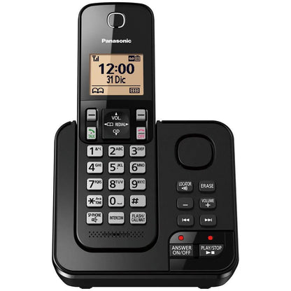 Teléfono Panasonic Inalámbrico KX-TGC360 Negro