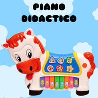 Piano Didáctico Para Niños Con Forma De Caballo 