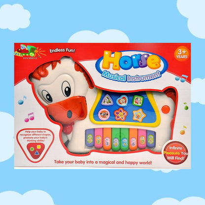 Piano Didactico Para Niños Con Forma De Caballo