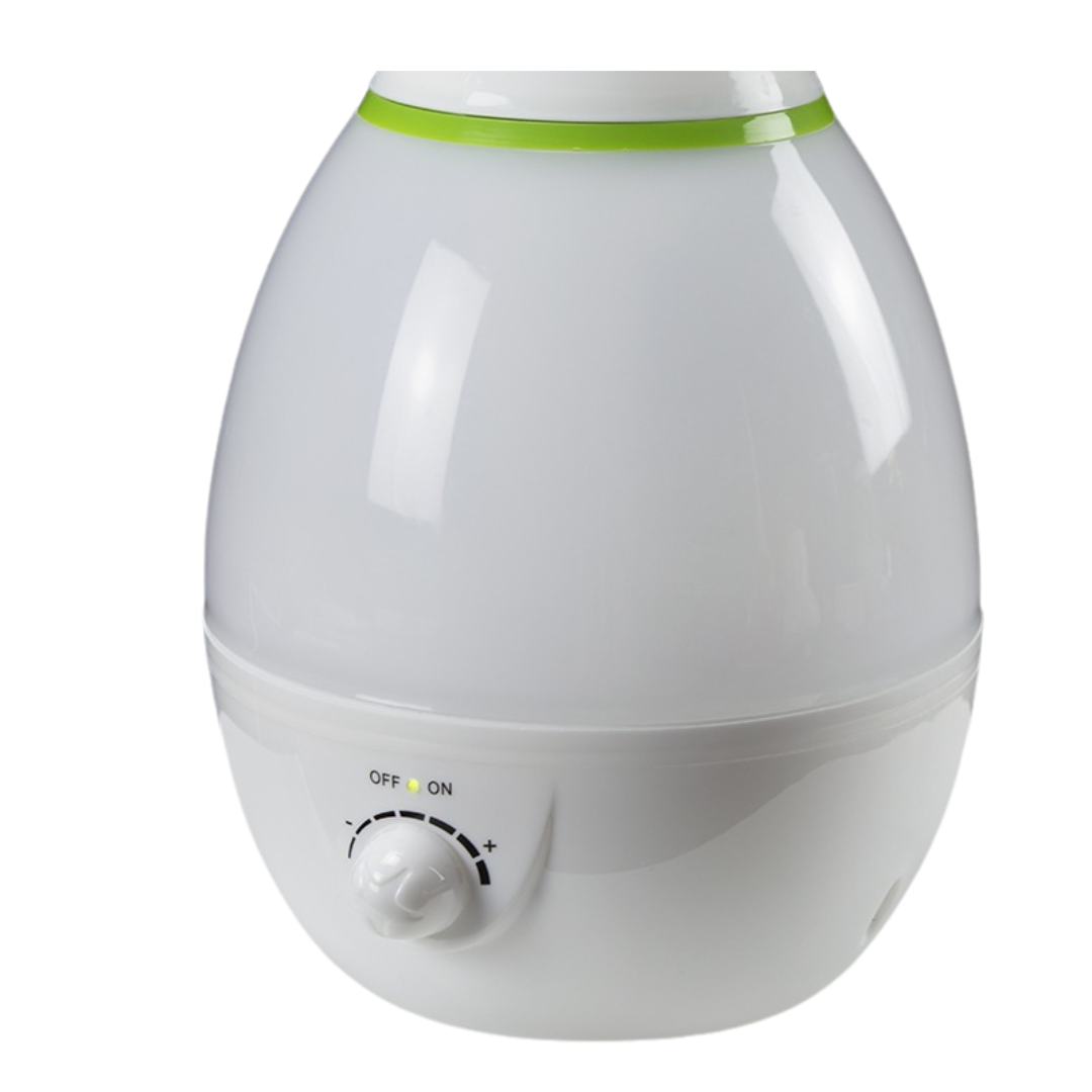 Humidificador Ultrasónico 3L Tipo Jarrón Vapor Frío