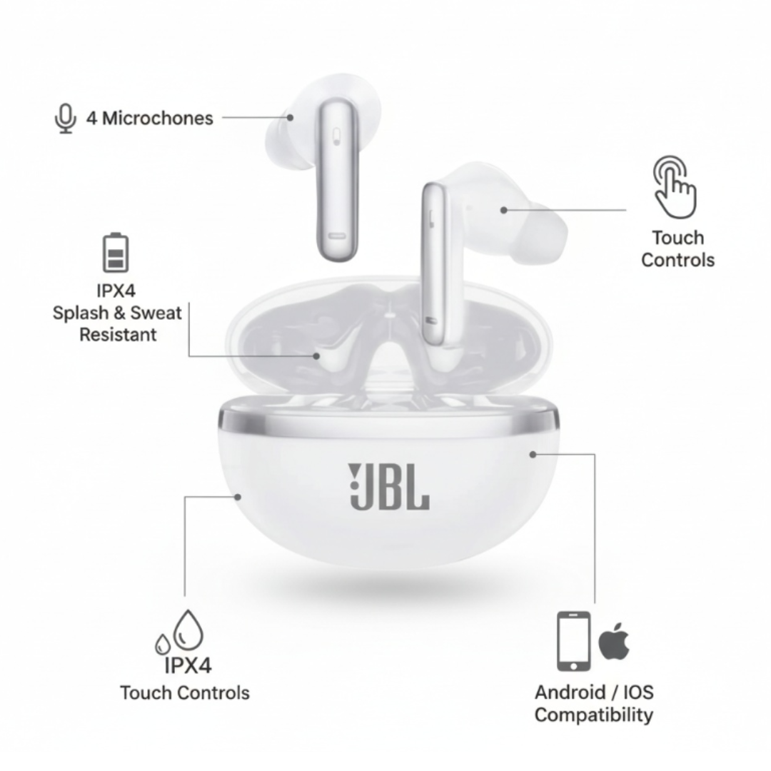 Auriculares JBL TWS Wave 380