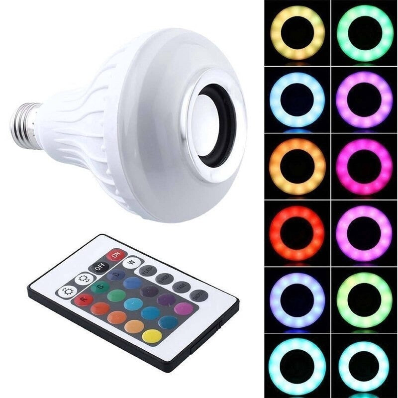 Bombillo Parlante Con Bluetooth Multicolores RGB + Envío Gratis 