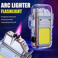 Electric Lighter with Flashlight + Free Shipping