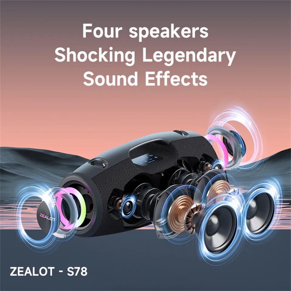 Parlante A Prueba De Agua ZEALOT S78