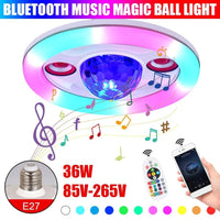 Lampara Rgb Parlante Bluetooth De 36W + Envío Gratis 