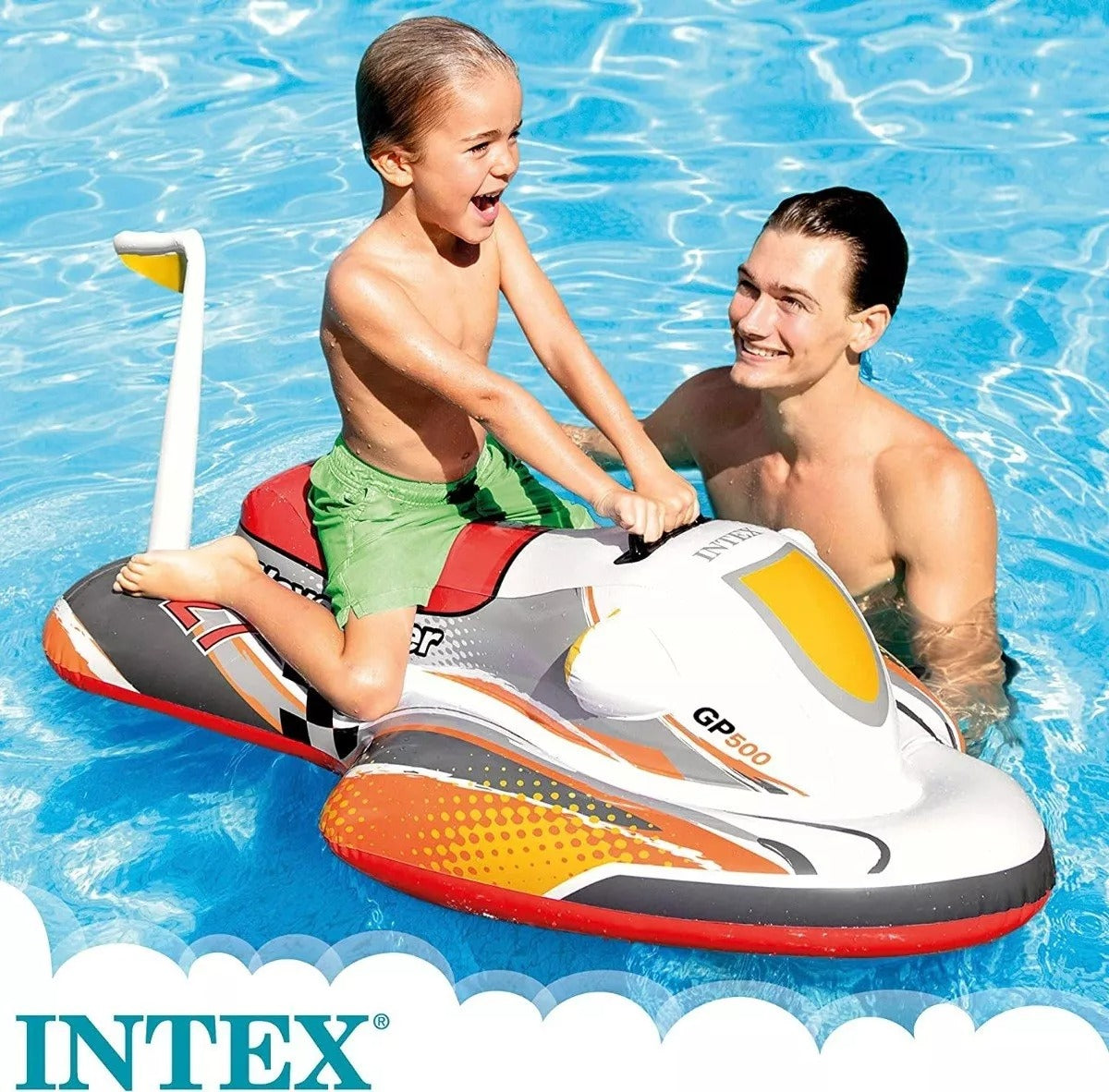 Flotador Con Diseño De Moto Acuática Intex