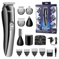 Máquina de Afeitar Kemei 11 en 1 Inalámbrica + Envío Gratis