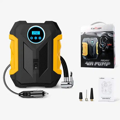 Compresor De Aire Digital Para Auto + Envío Gratis 