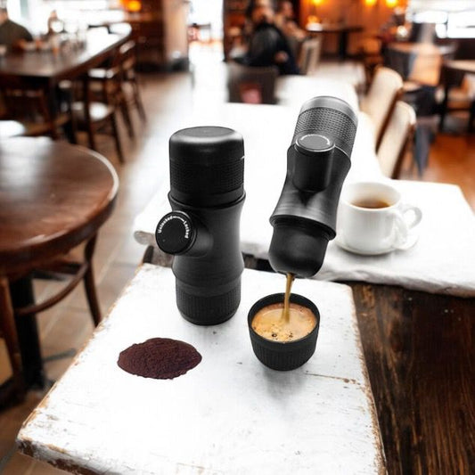 Mini máquina de café expreso portátil