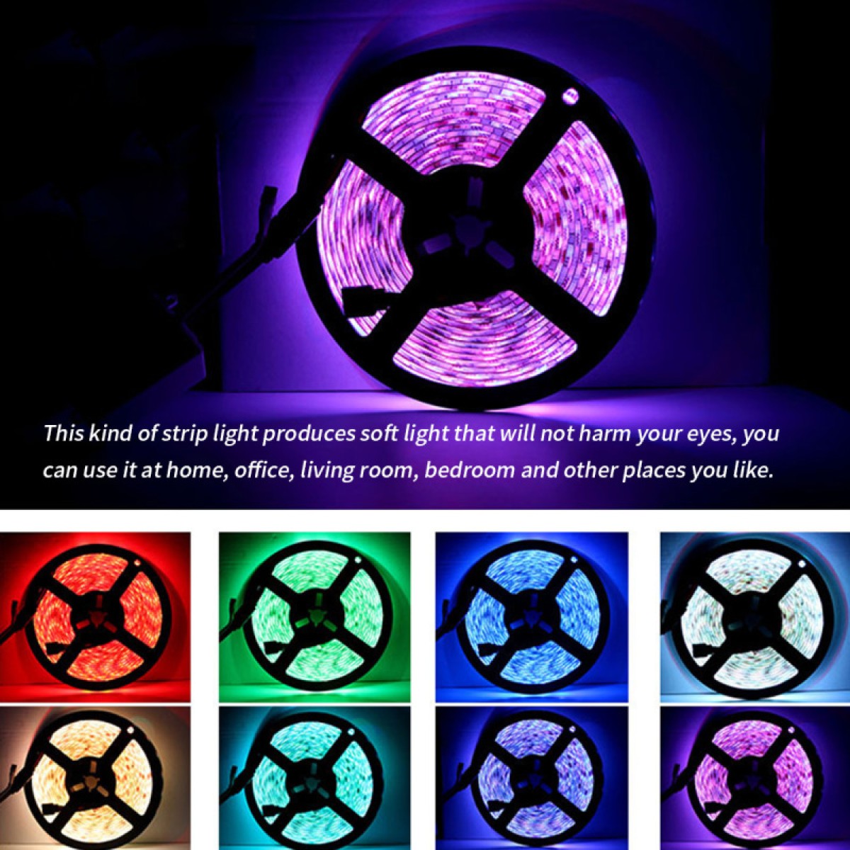 Tira LED RGB Bluetooth 5M