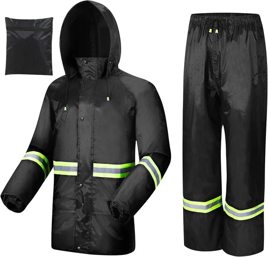 Traje Impermeable 2 Piezas Con Reflectivos