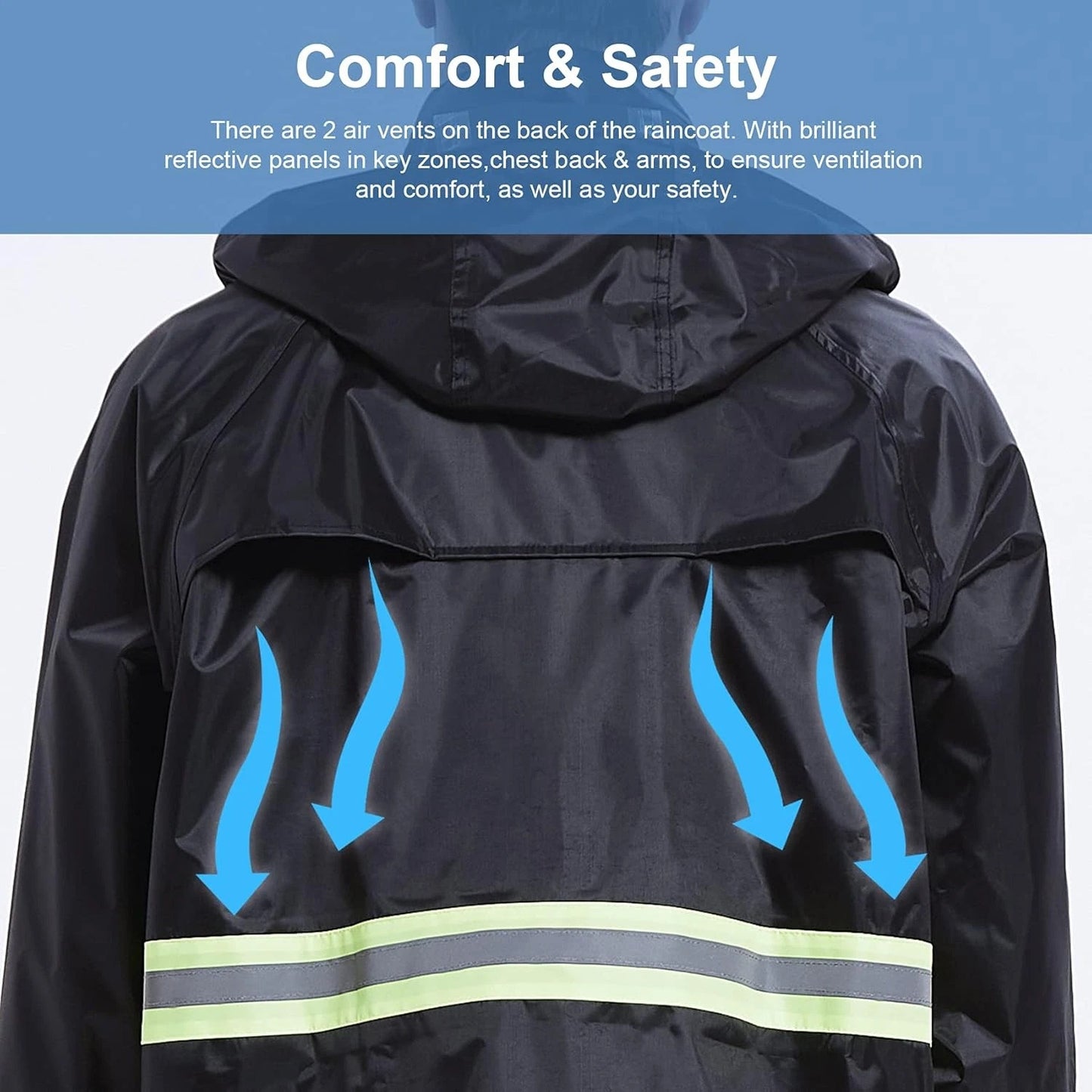 Traje Impermeable 2 Piezas Con Reflectivos