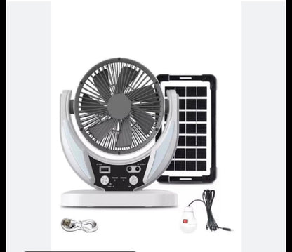 Ventilador con Panel Solar