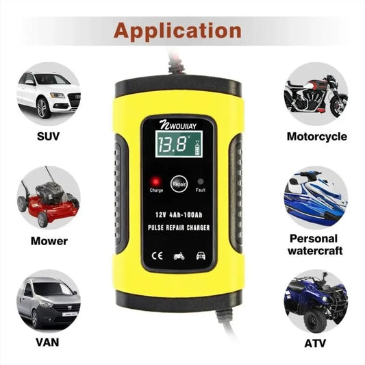 Cargador de Batería para Carro - Moto