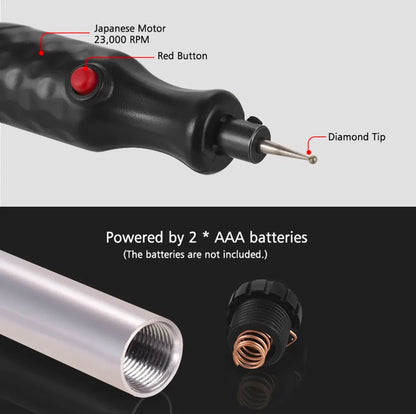 Mini Bolígrafo Eléctrico De Micrograbado Inalámbrico