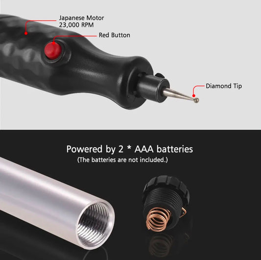 Mini Bolígrafo Eléctrico De Micrograbado Inalámbrico
