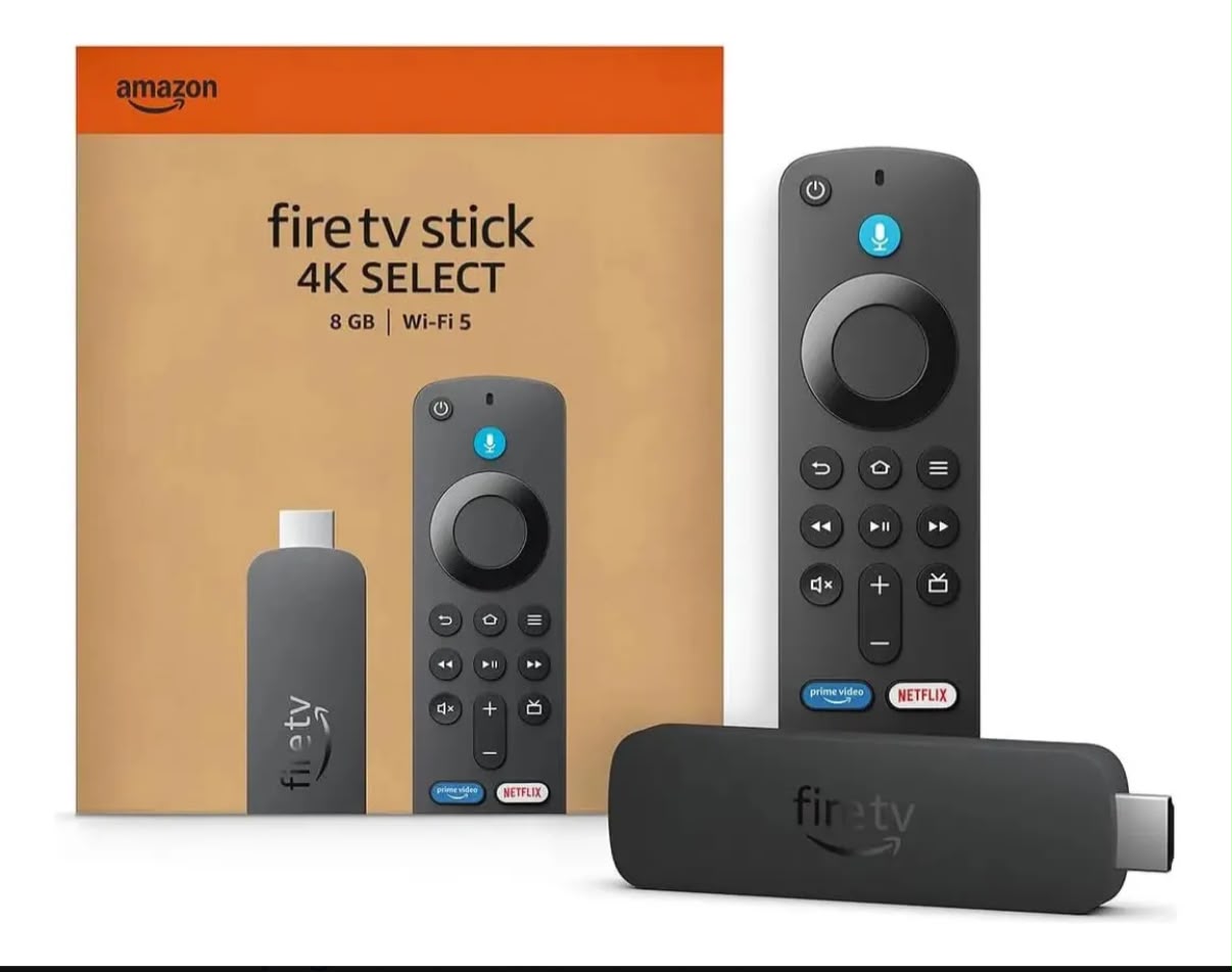 Amazon Fire Tv Stick 4k Select 8gb Control Con Alexa Negro De Voz