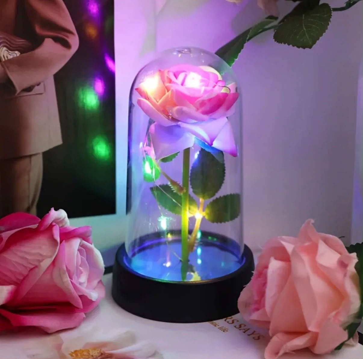 Cápsula De Flor Con Luz LED