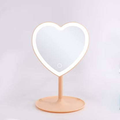 Espejo De Corazón Con Luz