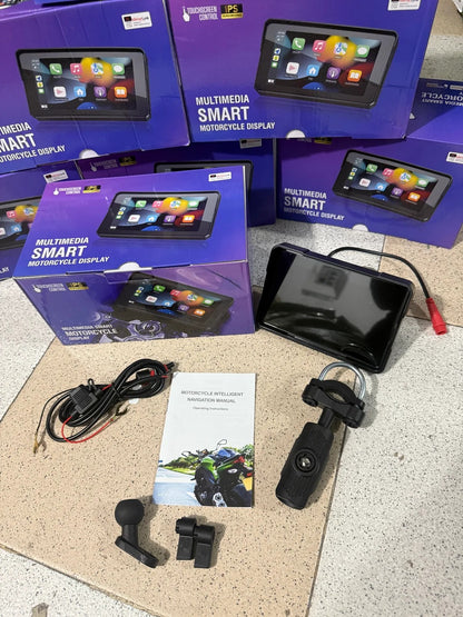 Pantalla Táctil Para Moto Android Auto y Carplay M550