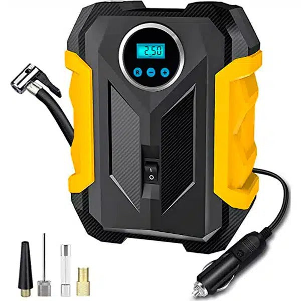 Compresor De Aire Digital Para Auto + Envío Gratis 