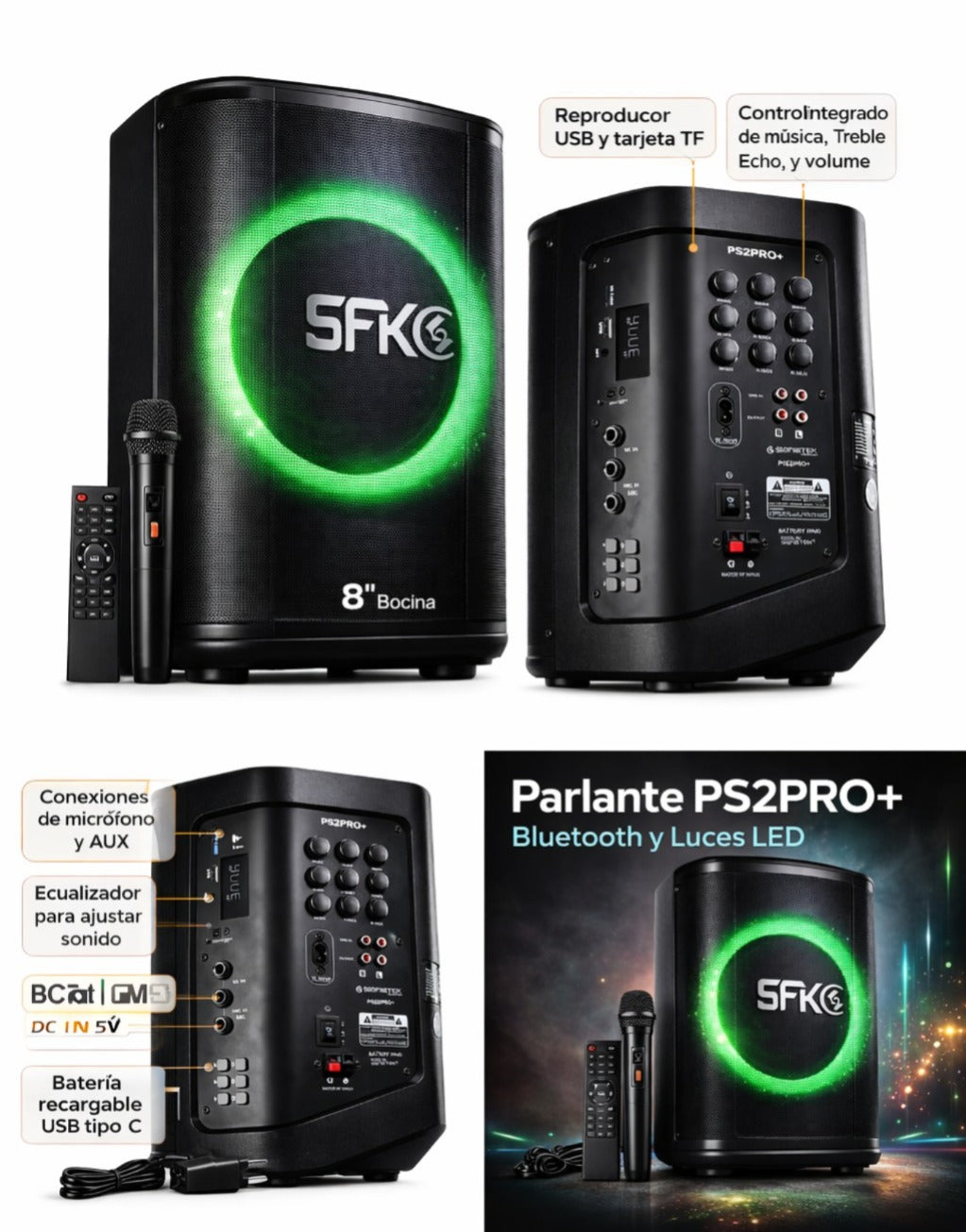 Cabina De Sonido PS2 PRO Tipo Vulcan Pro