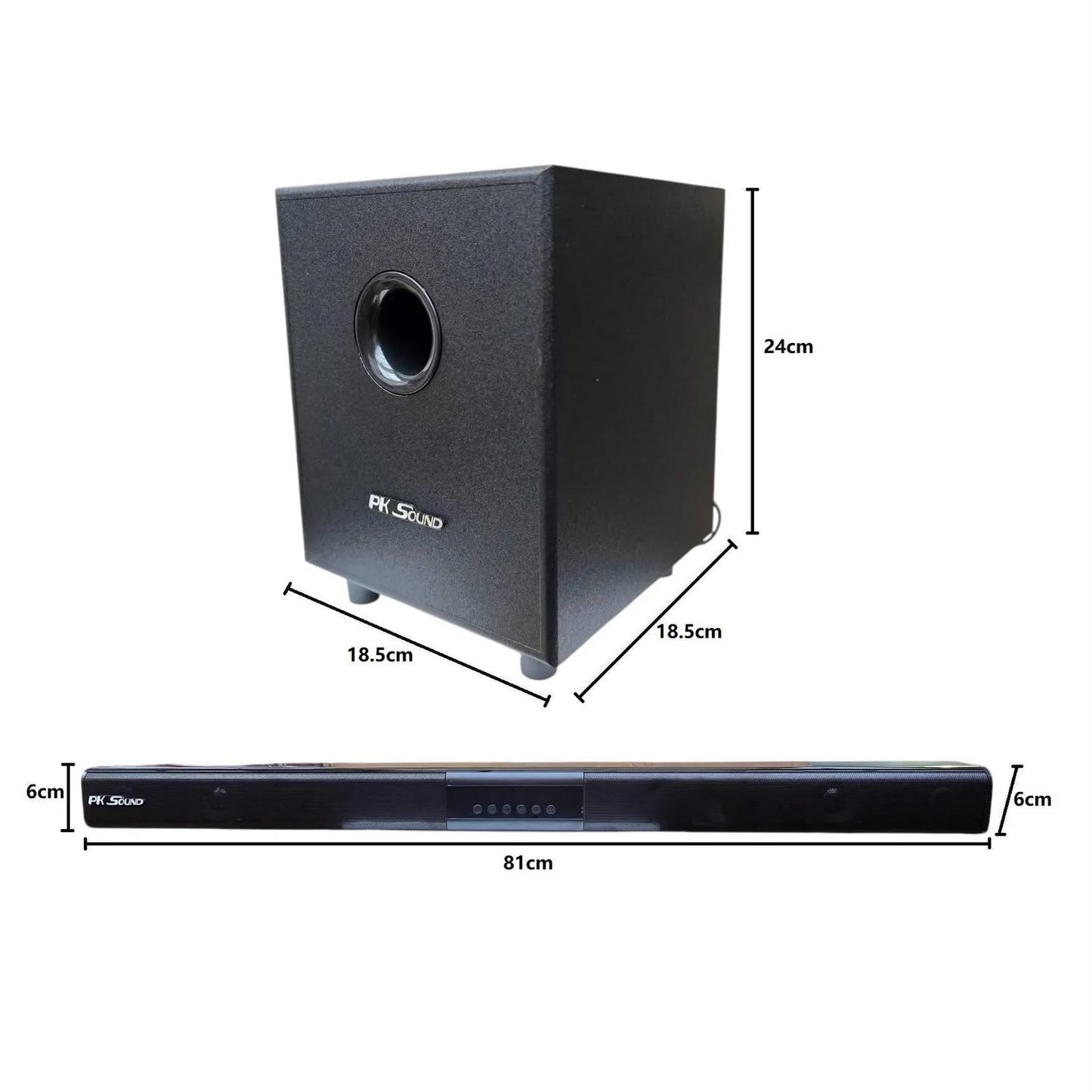 Barra de Sonido con Bajo PK Sound