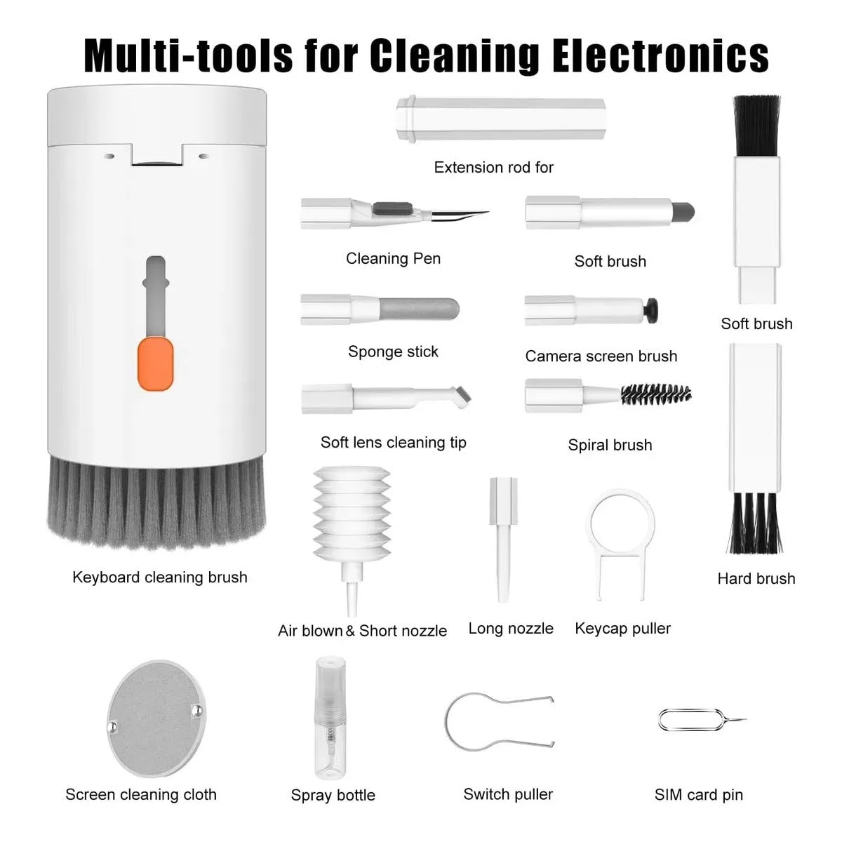 Kit 20 En 1 Limpieza Electrónica