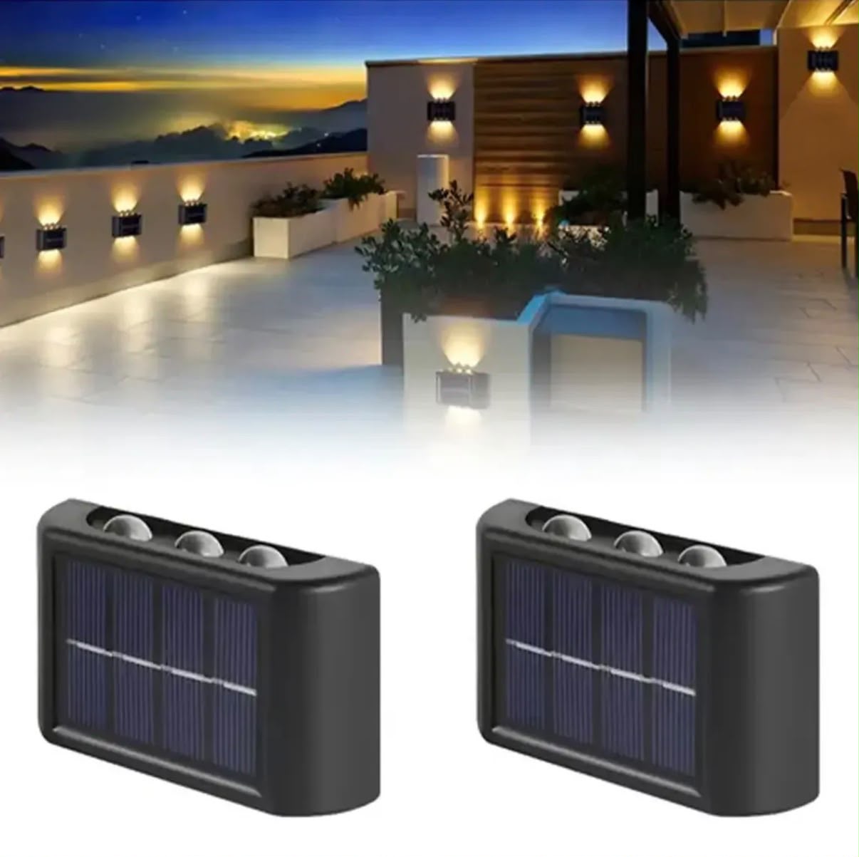 Lámpara De Pared Solar LED