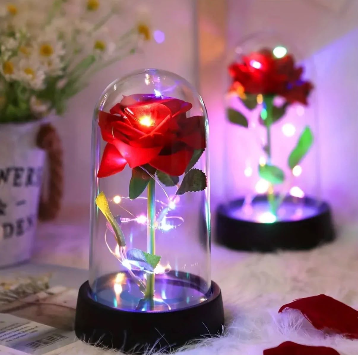 Cápsula De Flor Con Luz LED