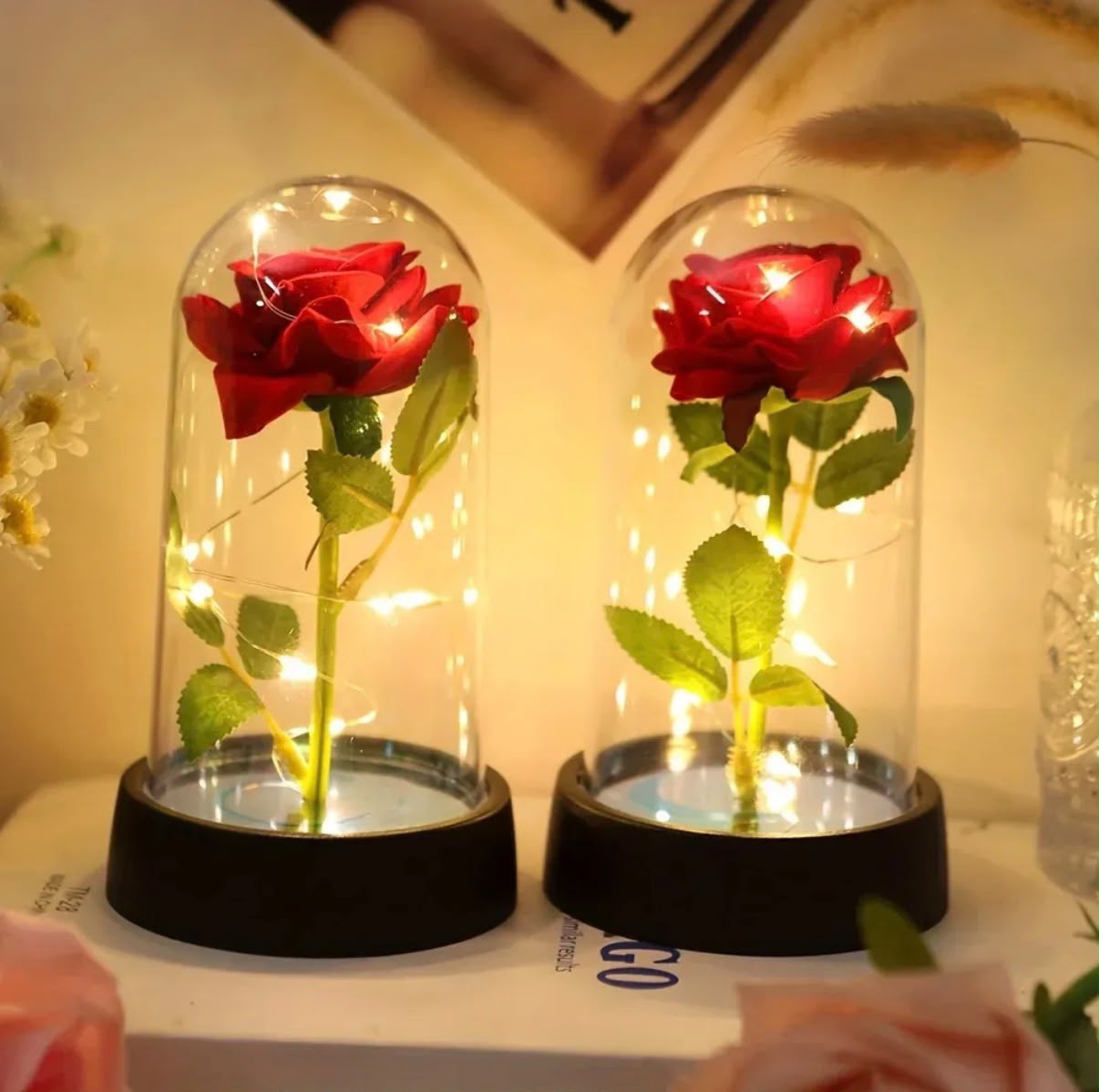 Cápsula De Flor Con Luz LED