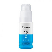 Botella de tinta original Canon GI-10 cian