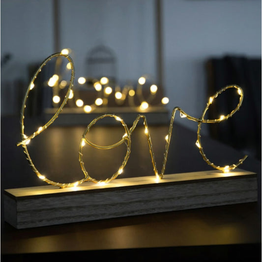Lámpara Decorativa Love.