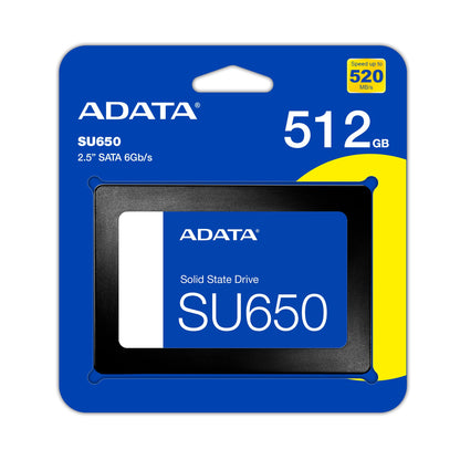 SSD ADATA SU650 empaque