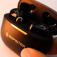 Audífonos Inalámbricos Sofistek SK-11 Dorados Bluetooth 5.4 ANC + ENC