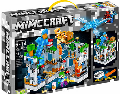 Set De Lego Minecraft 551 Piezas Con Luz Led