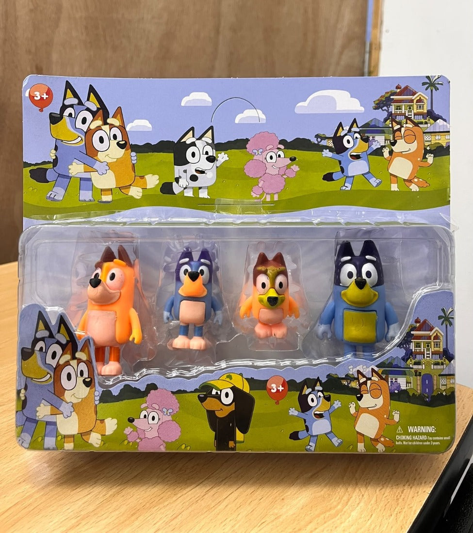 Set de Figuras Coleccionables Bluey X4