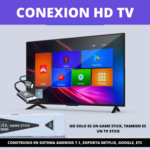 Game TV Stick 4K Consola De Videojuego TVBOX