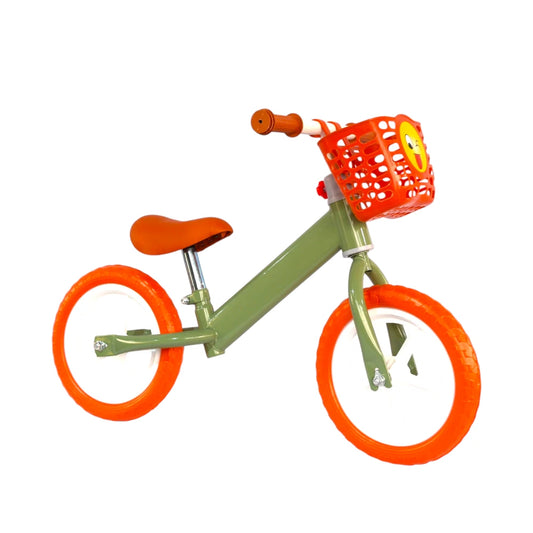 Bicicleta Equilibrio Con Canasta 2 Ruedas Para Niños