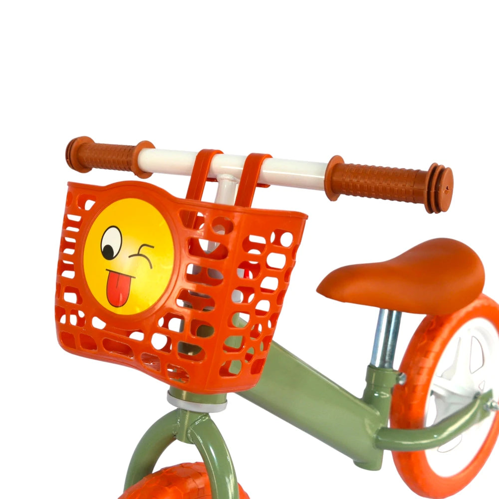 Bicicleta Equilibrio Con Canasta 2 Ruedas Para Niños