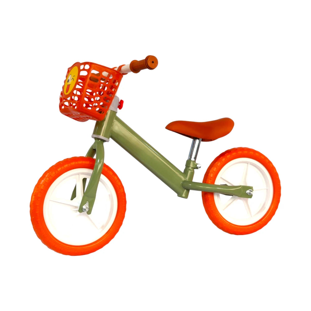 Bicicleta Equilibrio Con Canasta 2 Ruedas Para Niños