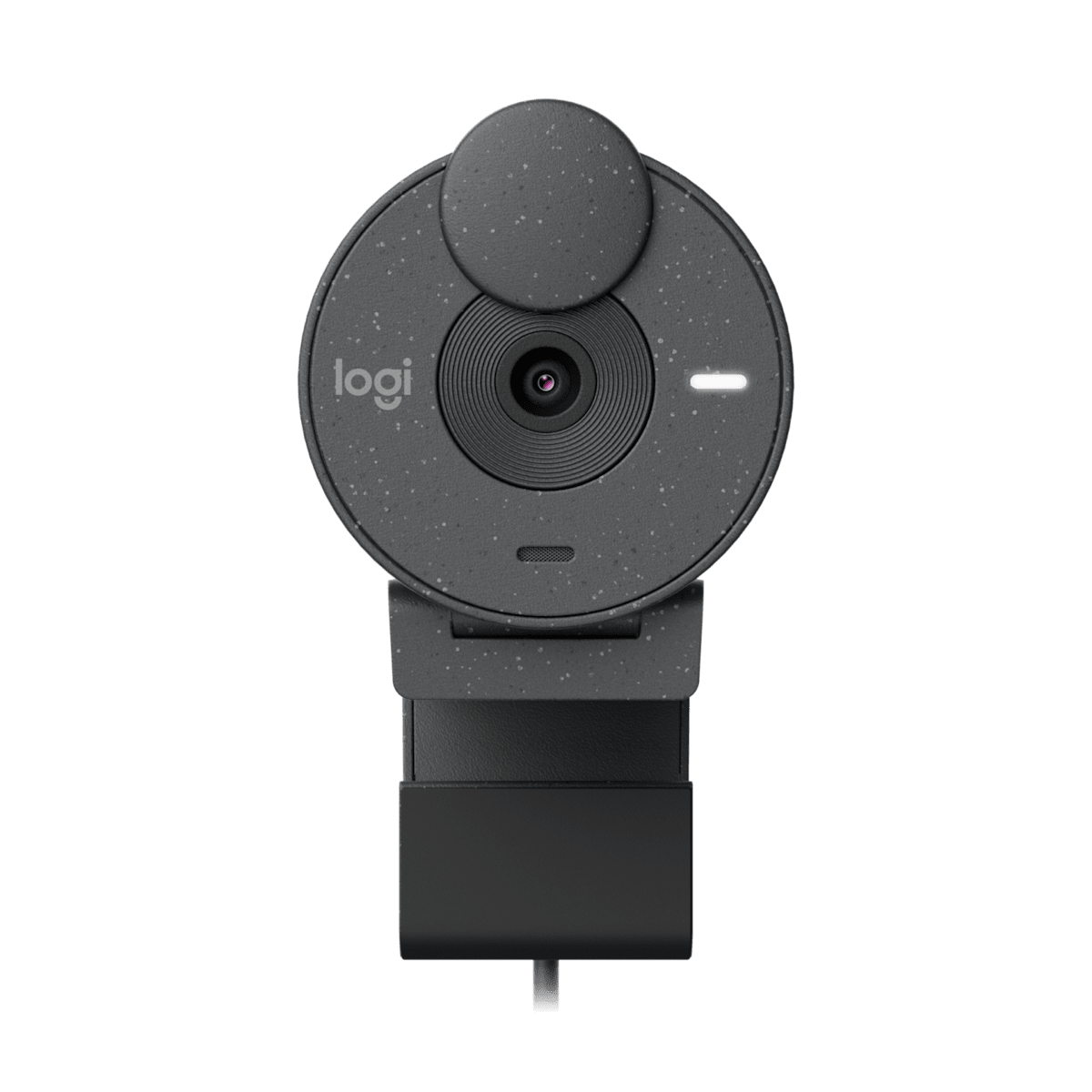 Cámara web Logitech Brio 300 negra detalle