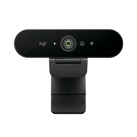Cámara web Logitech Brio 4K negra