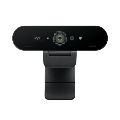 Cámara web Logitech Brio 4K negra