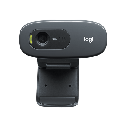 Cámara web Logitech C270 HD vista lateral