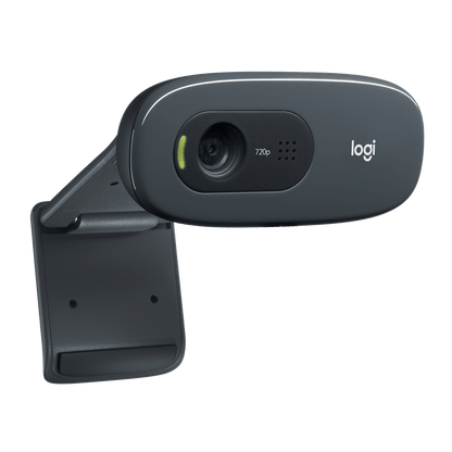 Cámara web Logitech C270 HD con clip