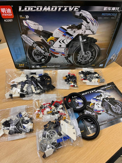 Moto Lego Deportiva De Carreras 343 Piezas
