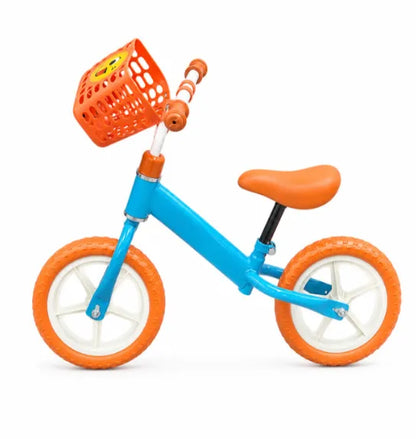Bicicleta Equilibrio Con Canasta 2 Ruedas Para Niños