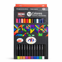 Colores Escolares 4 mm – Set x12 colores